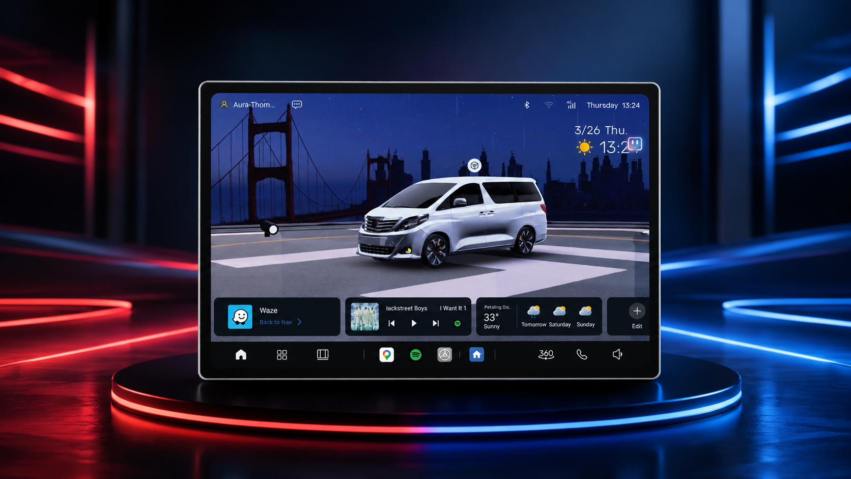 X100 Infotainment Dashboard